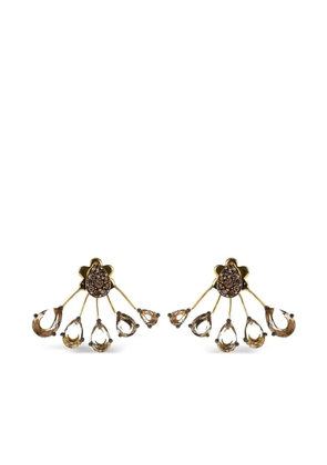 Stefere 18K yellow gold diamond earrings