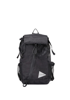 and Wander adjustable-straps backpack - Black