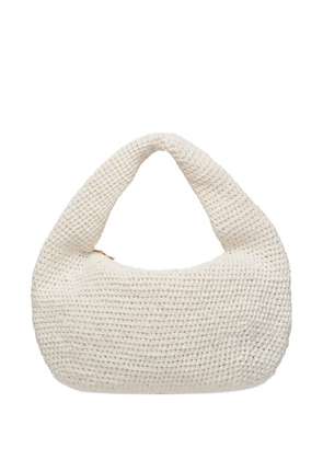 0711 Ibiza zip-top shoulder bag - White