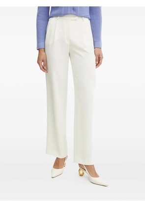 LUISA SPAGNOLI pleated-front trousers - White
