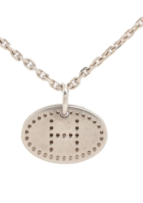 Hermès Pre-Owned 2000-2020 Sterling Silver Evelyne Eclipse Pendant necklace