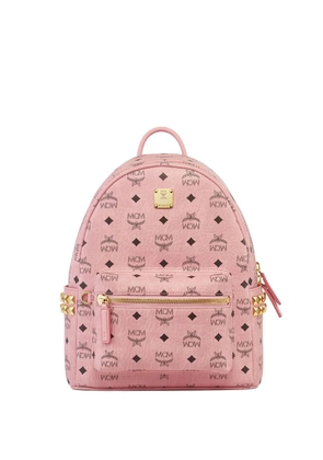 MCM Stark side stud Visetos backpack - Pink