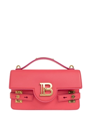 Balmain 24 B-Buzz logo-detail leather cross body bag - Pink