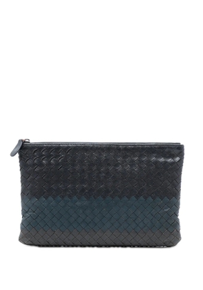 Bottega Veneta Pre-Owned 2012-2025 Tricolor Nappa Intrecciato clutch bag - Black