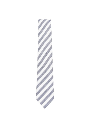 Tagliatore striped tie - White