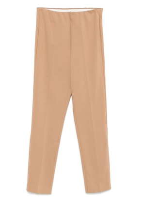 Le Tricot Perugia pressed-crease trousers - Brown