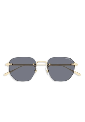 Montblanc square-frame sunglasses - Gold