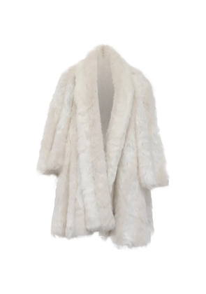 Balenciaga Pre-Owned 2025 faux-fur coat - White
