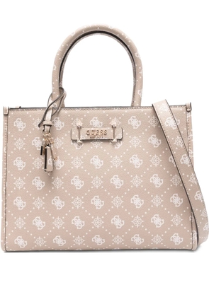 GUESS USA monogram-pattern tote bag - Neutrals