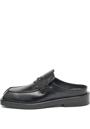 Versace Pre-Owned Medusa Head-plaque mules - Black