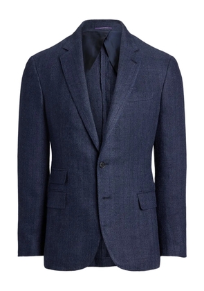 Ralph Lauren Purple Label herringbone blazer - Blue