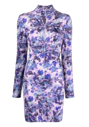 ISABEL MARANT abstract-print minidress - Purple