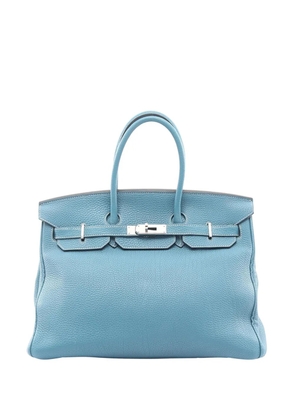 Hermès Pre-Owned 2010 Togo Birkin 35 handbag - Blue
