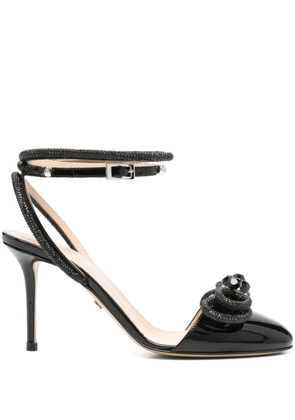 MACH & MACH 90mm crystal pumps - Black