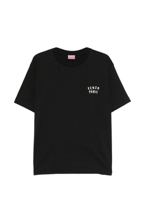 Kenzo logo-embroidered T-shirt - Black