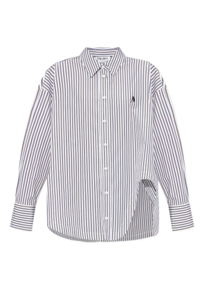 The Attico striped asymmetrical shirt - White