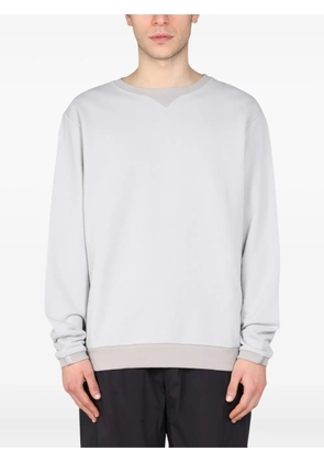 MONOBI crew-neck panelled sweatshirt - Grey