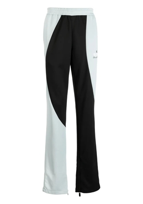 Off-White logo-motif colour-block track pants - Blue