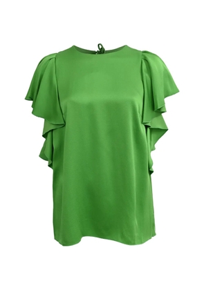Lanvin Pre-Owned 2024 ruffled-sleeve blouse - Green