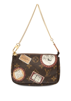 Louis Vuitton Pre-Owned 2009 Monogram Patch Mini Pochette Accessoires handbag - Brown