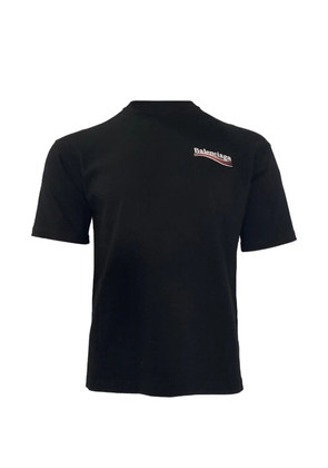 Balenciaga Pre-Owned logo mock-neck T-shirt - Black