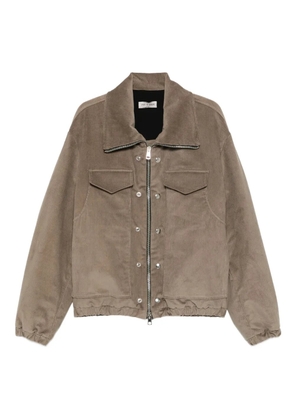 STATE OF ORDER corduroy zip jacket - Brown
