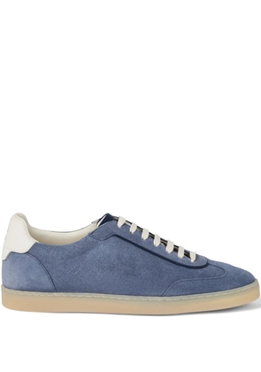 Brunello Cucinelli suede sneakers - Blue