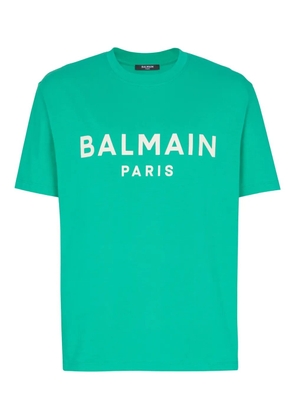 Balmain logo-print T-shirt - Green