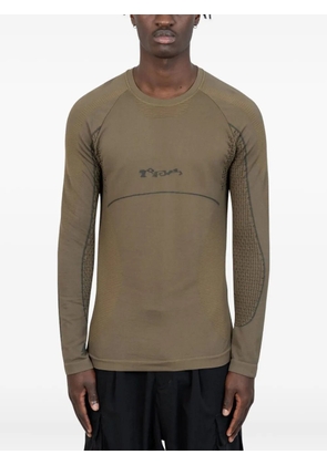 ROA seamless long-sleeve top - Green