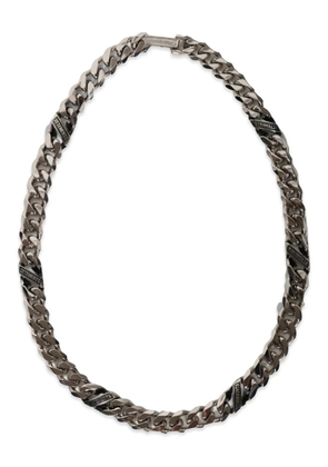 VETEMENTS logo-detail chain necklace - Silver
