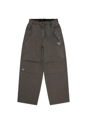 AAPE BY *A BATHING APE® logo-appliqué trousers - Grey