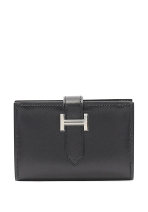Hermès Pre-Owned 2024 Mini Calfskin Bearn card holder - Black