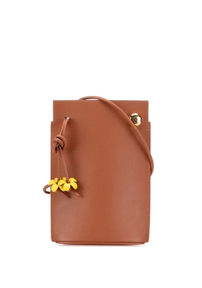 Loewe Pre-Owned 2010-2025 Calfskin Dice Pocket crossbody bag - Brown