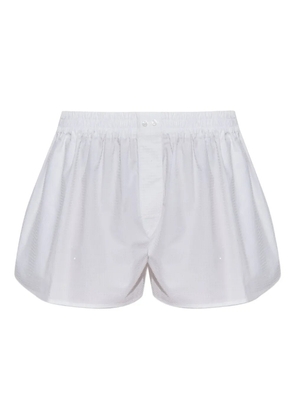 Alexander Wang crystal-embellished shorts - White