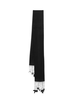 TOTEME fringed scarf - Black