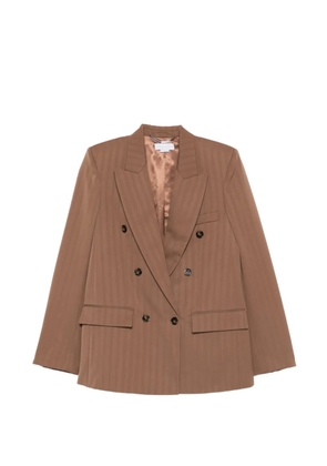 Stella McCartney double-breasted jacket - Brown