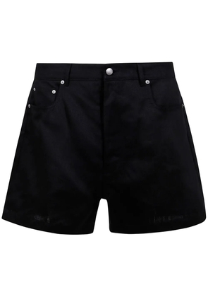 Rick Owens cotton shorts - Black