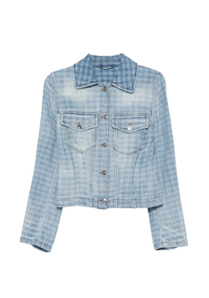 Ermanno Scervino check pocket jacket - Blue