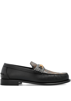 Versace Medusa-head leather loafers - Black