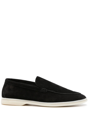 Scarosso Ludovico suede loafers - Black