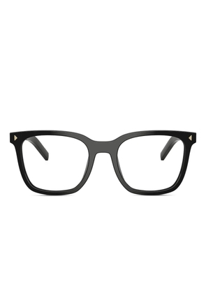 Prada Eyewear logo-print glasses - Black
