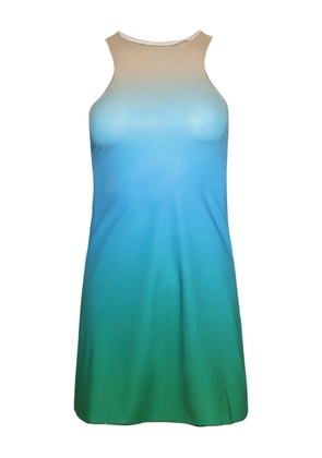 Oséree dégradé halterneck dress - Blue