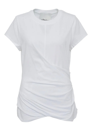 3.1 Phillip Lim draped short-sleeve t-shirt - White