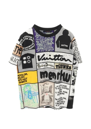 Louis Vuitton Pre-Owned 2010s Fanzine crew-neck short-sleeve T-shirt - Black