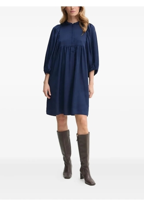 Bruuns Bazaar balloon-sleeve smock dress - Blue