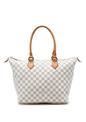 Louis Vuitton Pre-Owned 2007 Damier Azur Saleya MM tote bag - White
