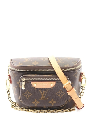 Louis Vuitton Pre-Owned 2021s mini Bumbag Monogram belt bag - Brown