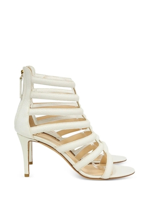 Giuseppe Zanotti Vintage caged stiletto sandals - White