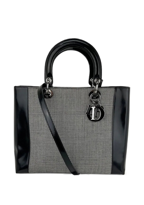 Christian Dior Pre-Owned large Lady Dior handbag - Black