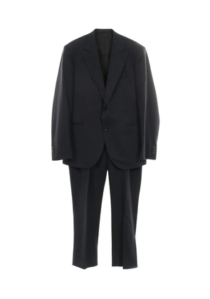 Louis Vuitton Pre-Owned 2000s stripe single breasted suit - Black
